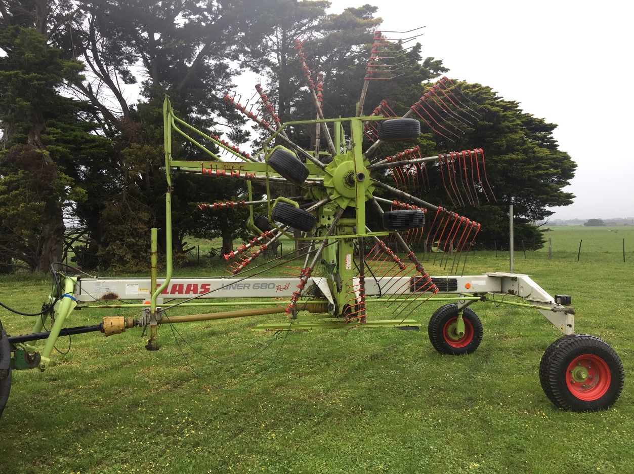 Claas Liner 680 Profil Twin Rotor Rake Machinery & Equipment